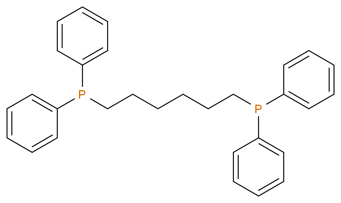 1,6-双(二苯基膦)己烷_分子结构_CAS_19845-69-3)