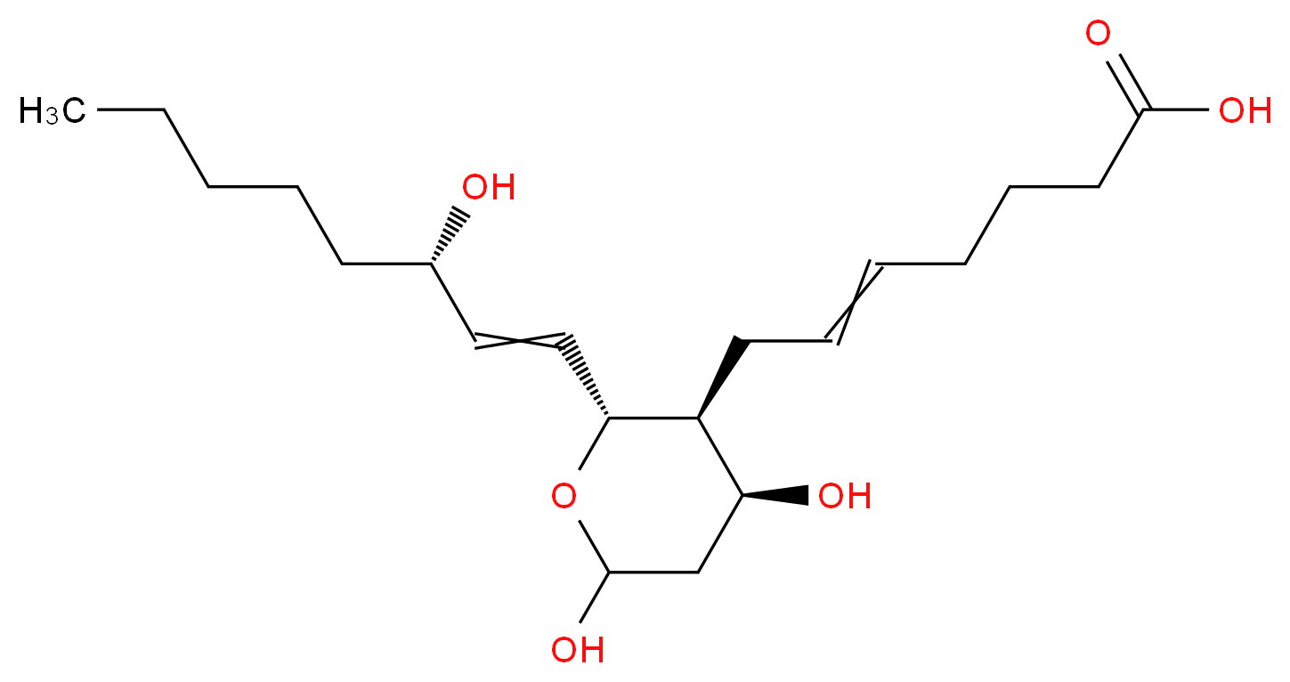 Thromboxane B2_分子结构_CAS_54397-85-2)
