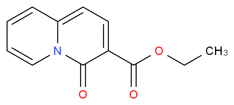ethyl 4-oxo-4H-quinolizine-3-carboxylate_分子结构_CAS_88612-71-9