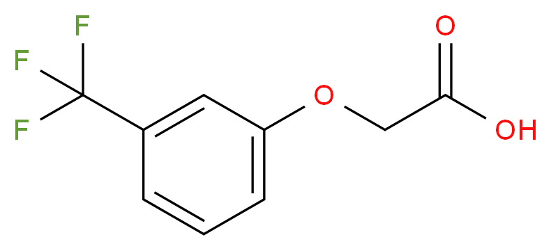 [3-(Trifluoromethyl)phenoxy]acetic acid_分子结构_CAS_349-82-6)