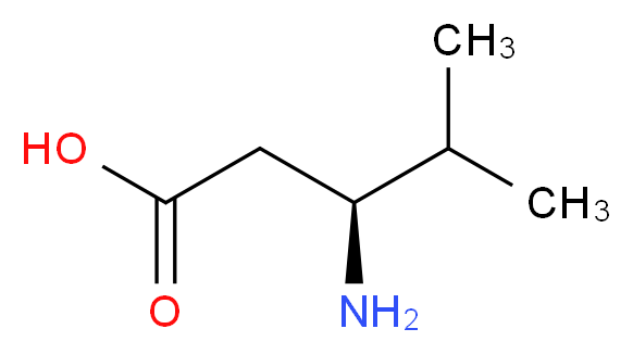 (3S)-3-amino-4-methylpentanoic acid_分子结构_CAS_40469-85-0