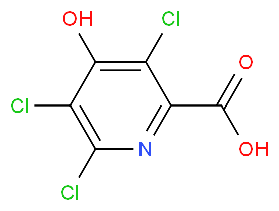 3,5,6-Trichloro-2-picolinic Acid_分子结构_CAS_40360-44-9)
