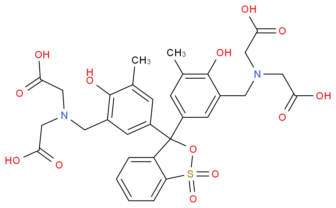 Xylenol orange_分子结构_CAS_1611-35-4)