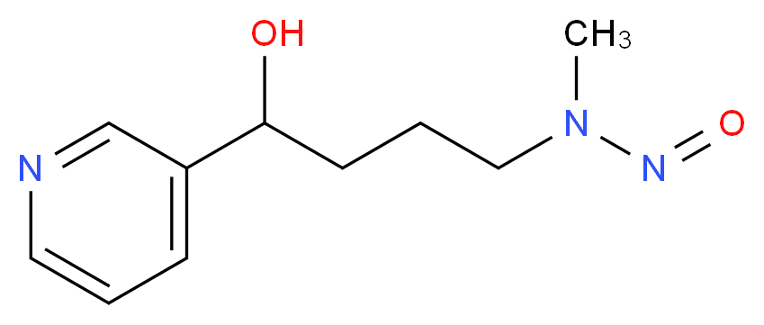 4-(Methylnitrosamino)-1-(3-pyridyl)-1-butanol_分子结构_CAS_76014-81-8)