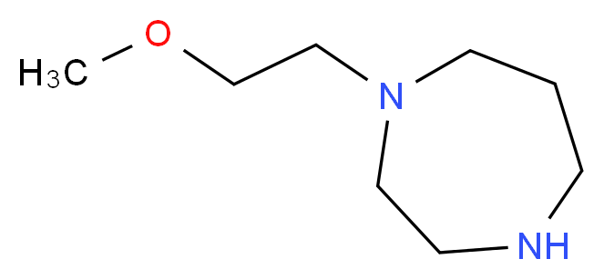 1-(2-甲氧乙基)高哌嗪_分子结构_CAS_)