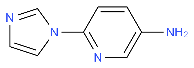 6-(1H-imidazol-1-yl)pyridin-3-amine_分子结构_CAS_681004-51-3)