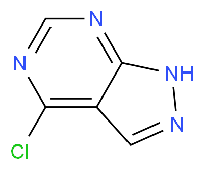 4-Chloro-1H-pyrazolo[3,4-d]pyrimidine 97%_分子结构_CAS_5399-92-8)