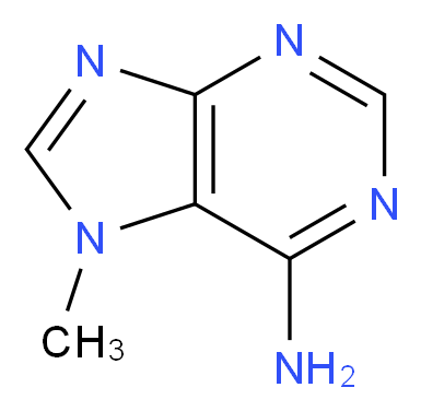 7-甲基腺嘌呤_分子结构_CAS_935-69-3)