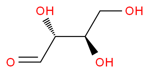 (2R,3R)-2,3,4-trihydroxybutanal_分子结构_CAS_583-50-6