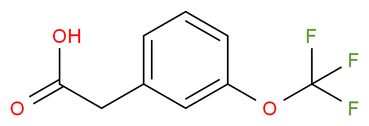 3-(Trifluoromethoxy)phenylacetic acid_分子结构_CAS_203302-97-0)