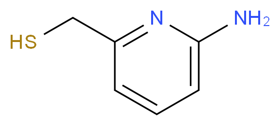 (6-aminopyridin-2-yl)methanethiol_分子结构_CAS_753418-90-5