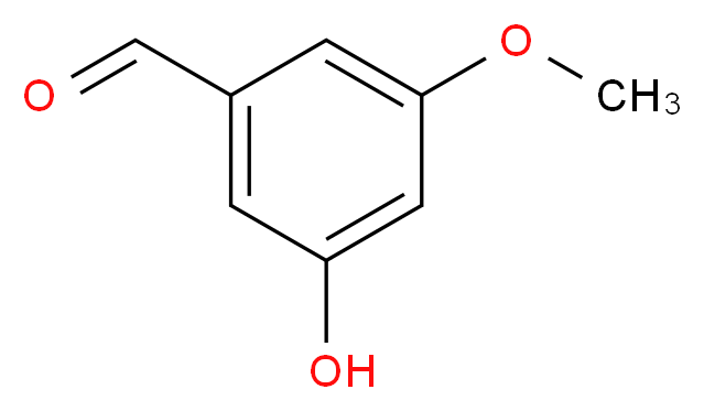 3-hydroxy-5-methoxybenzaldehyde_分子结构_CAS_57179-35-8