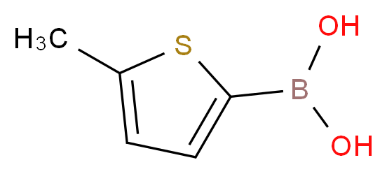 (5-methylthiophen-2-yl)boronic acid_分子结构_CAS_162607-20-7