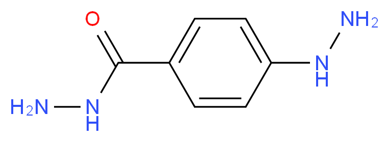 4-hydrazinylbenzohydrazide_分子结构_CAS_93574-69-7