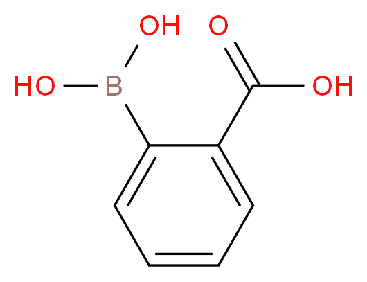 2-(dihydroxyboranyl)benzoic acid_分子结构_CAS_149105-19-1