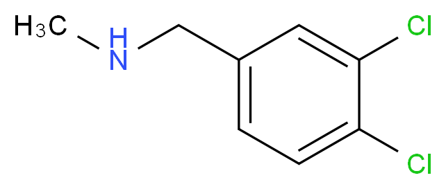 N-(3,4-dichlorobenzyl)-N-methylamine_分子结构_CAS_5635-67-6)