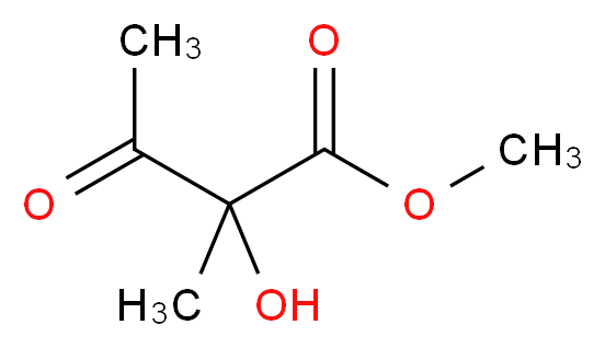 2-羟基-2-甲基-3-氧丁酸甲酯_分子结构_CAS_72450-34-1)