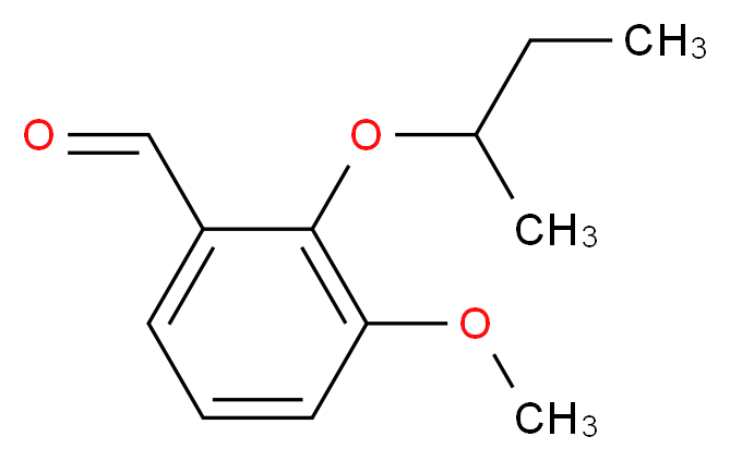 2-sec-butoxy-3-methoxybenzaldehyde_分子结构_CAS_872183-67-0)