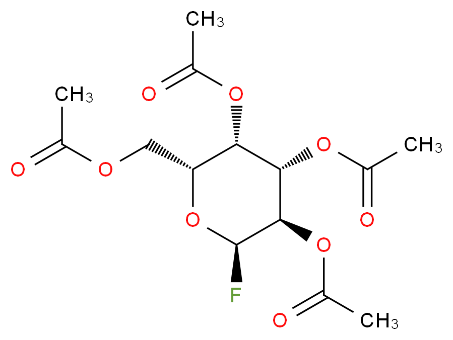 Acetofluoro-α-D-galactose_分子结构_CAS_4163-44-4)