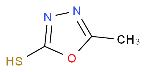 5-Methyl-1,3,4-oxadiazole-2-thiol_分子结构_CAS_31130-17-3)