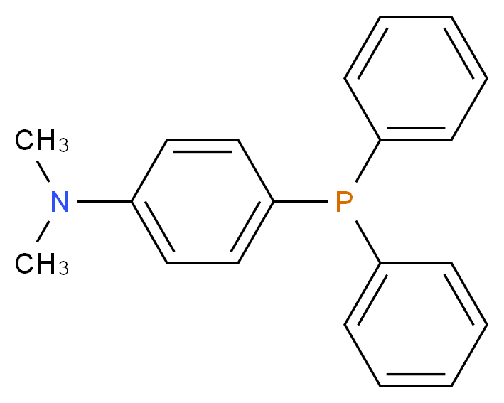 4-(二甲氨基)三苯基膦_分子结构_CAS_739-58-2)