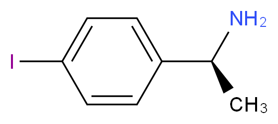 (1S)-1-(4-iodophenyl)ethanamine_分子结构_CAS_56639-48-6)