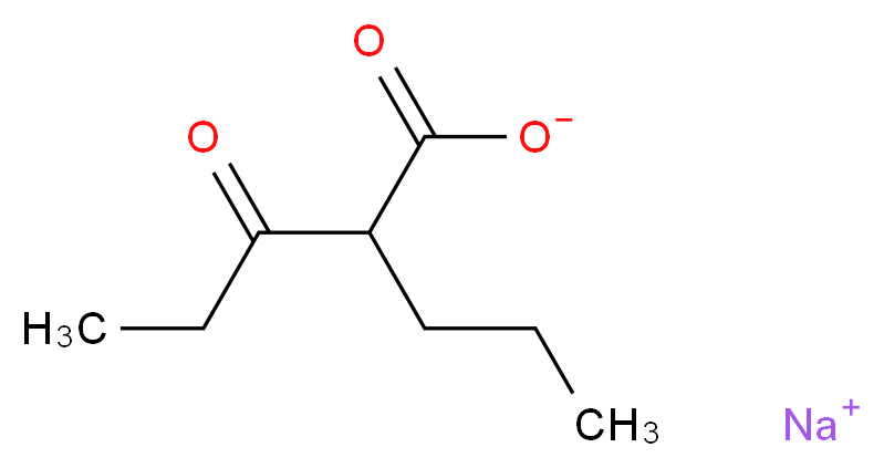 sodium 3-oxo-2-propylpentanoate_分子结构_CAS_1184991-15-8