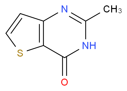 2-methyl-3H,4H-thieno[3,2-d]pyrimidin-4-one_分子结构_CAS_18678-13-2