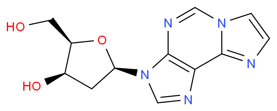 Etheno-2'-deoxy-β-D-adenosine_分子结构_CAS_68498-25-9)