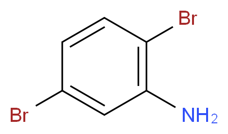 2,5-dibromoaniline_分子结构_CAS_3638-73-1