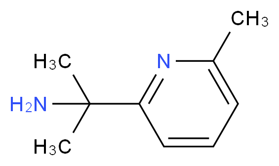 2-(6-methylpyridin-2-yl)propan-2-amine_分子结构_CAS_1060806-45-2)