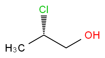 (2S)-2-chloropropan-1-ol_分子结构_CAS_19210-21-0