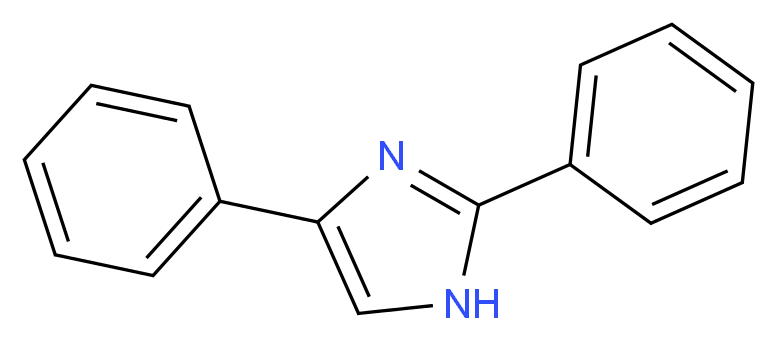 2,4-diphenyl-1H-imidazole_分子结构_CAS_670-83-7