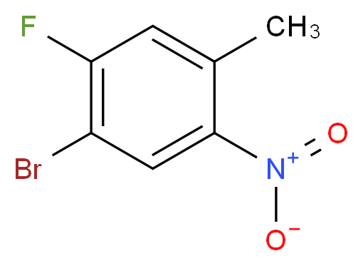 4-溴-5-氟-2-硝基甲苯_分子结构_CAS_224185-19-7)