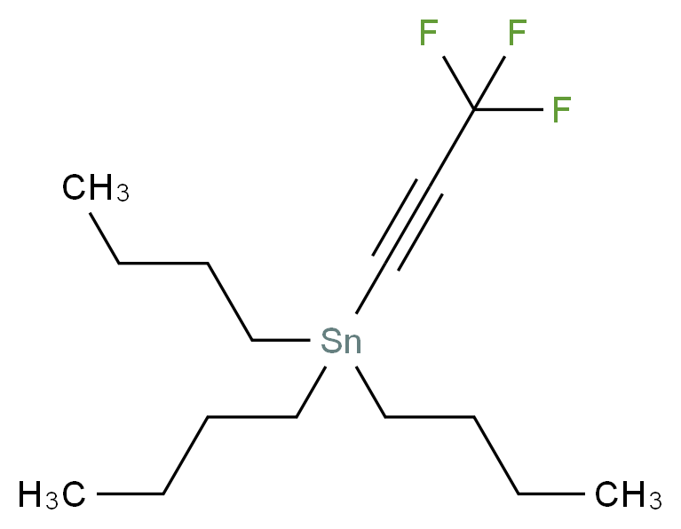 tributyl(trifluoroprop-1-yn-1-yl)stannane_分子结构_CAS_64185-12-2