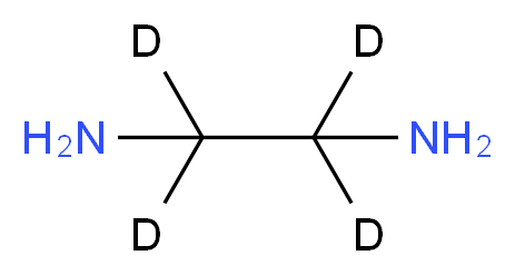 (<sup>2</sup>H<sub>4</sub>)ethane-1,2-diamine_分子结构_CAS_37164-19-5