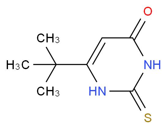 6-(tert-Butyl)-2-thioxo-2,3-dihydro-4(1H)-pyrimidinone_分子结构_CAS_66698-66-6)