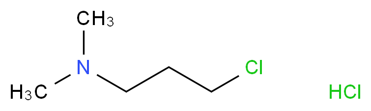 (3-chloropropyl)dimethylamine hydrochloride_分子结构_CAS_)