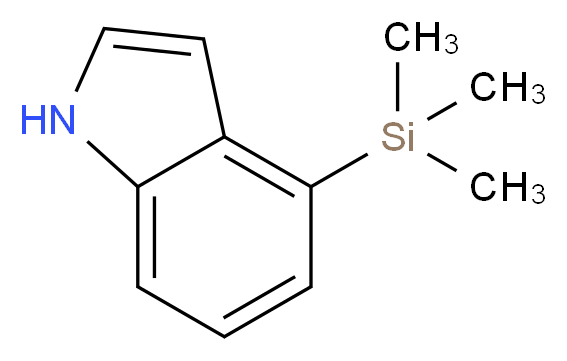 4-(TriMethylsilyl)-1H-indole_分子结构_CAS_82645-11-2)