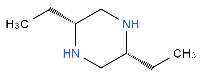 (2R,5R)-2,5-DIETHYL-PIPERAZINE_分子结构_CAS_59573-45-4)