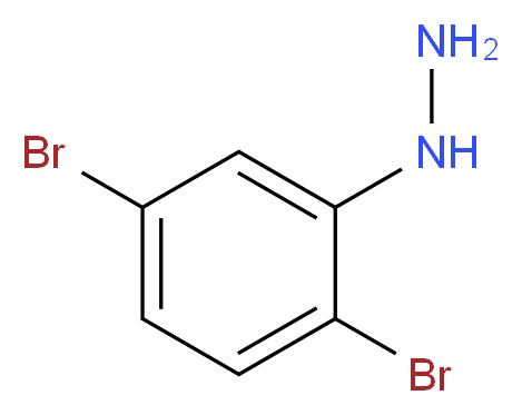 (2,5-Dibromophenyl)hydrazine_分子结构_CAS_62672-26-8)