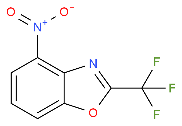 4-nitro-2-(trifluoromethyl)-1,3-benzoxazole_分子结构_CAS_573759-00-9