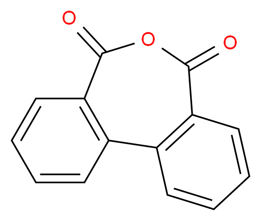 9-oxatricyclo[9.4.0.0<sup>2</sup>,<sup>7</sup>]pentadeca-1(15),2,4,6,11,13-hexaene-8,10-dione_分子结构_CAS_6050-13-1