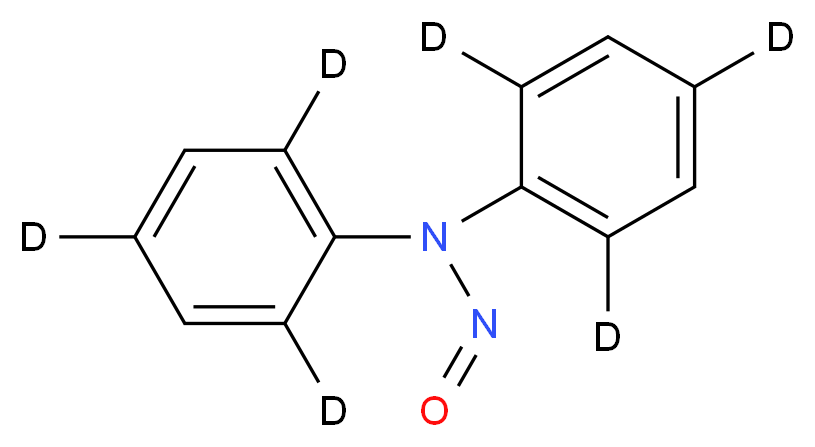 N-nitroso-N-[(2,4,6-<sup>2</sup>H<sub>3</sub>)phenyl](2,4,6-<sup>2</sup>H<sub>3</sub>)aniline_分子结构_CAS_93951-95-2