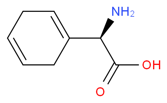 (R)-2-Amino-2-(cyclohexa-1,4-dien-1-yl)acetic acid_分子结构_CAS_26774-88-9)