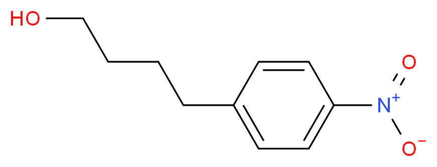 4-(4-硝基苯基)-1-丁醇_分子结构_CAS_79524-20-2)