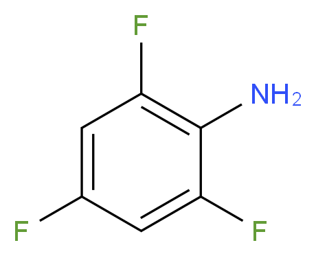 2,4,6-Trifluoroaniline_分子结构_CAS_363-81-5)