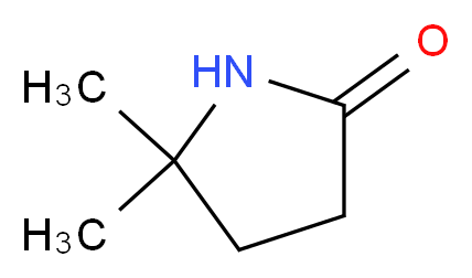 5,5-dimethylpyrrolidin-2-one_分子结构_CAS_5165-28-6