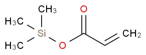 trimethylsilyl prop-2-enoate_分子结构_CAS_13688-55-6