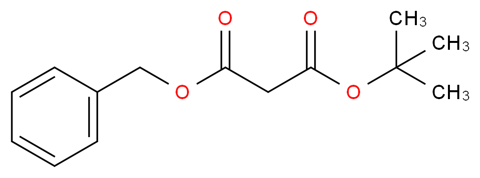 Benzyl tert-butyl malonate_分子结构_CAS_72594-86-6)